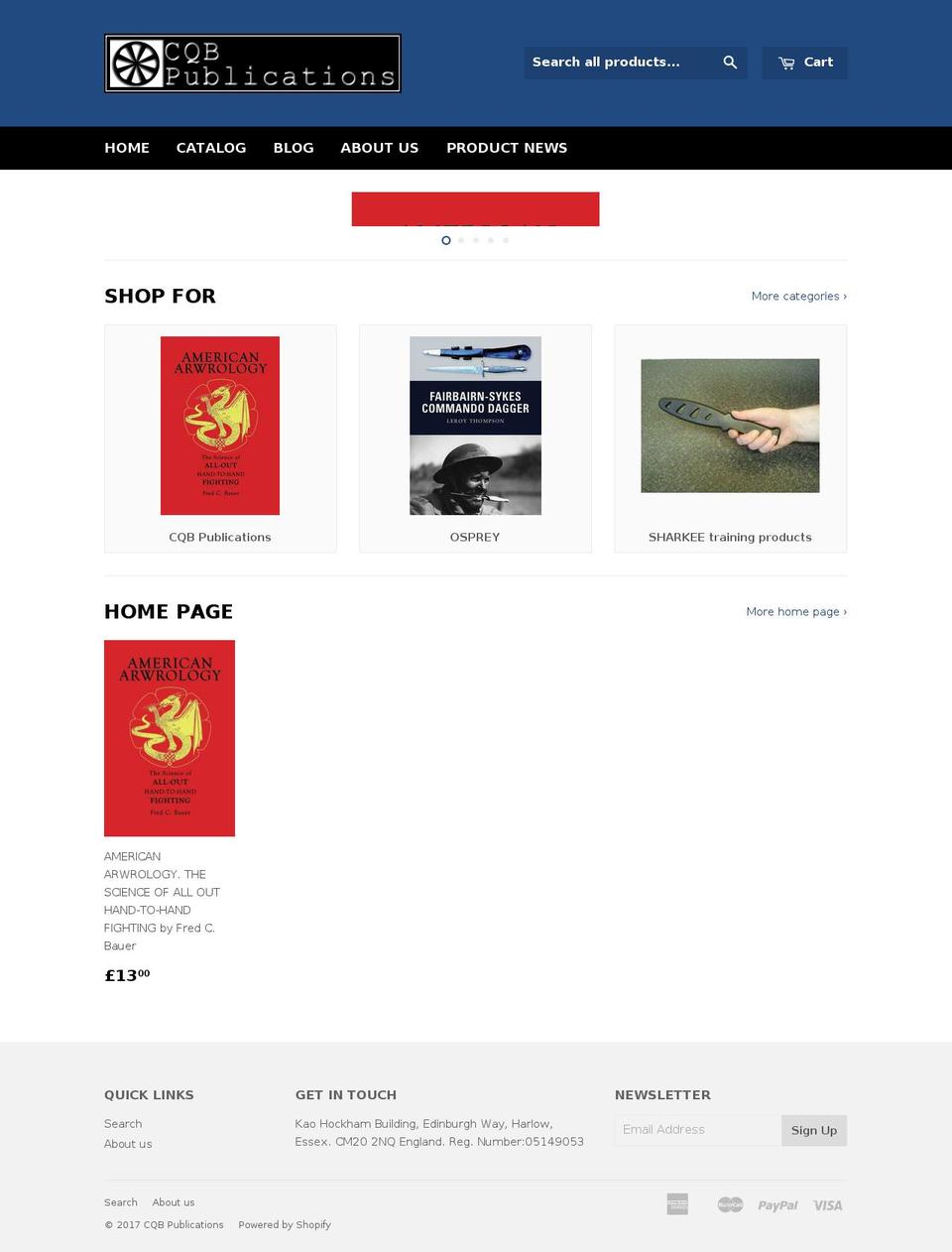 cqbpublications.com shopify website screenshot