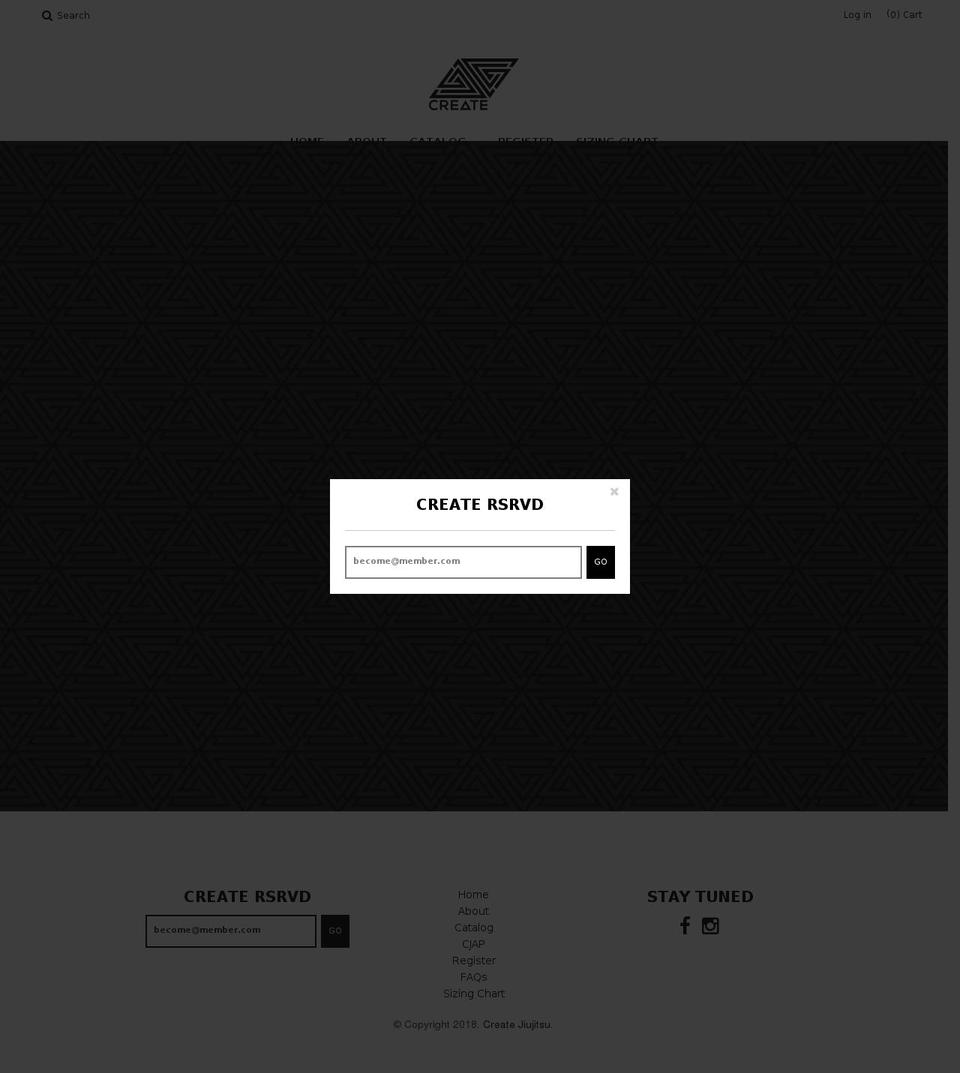 cr8apparel.com — Shopify storefront screenshot