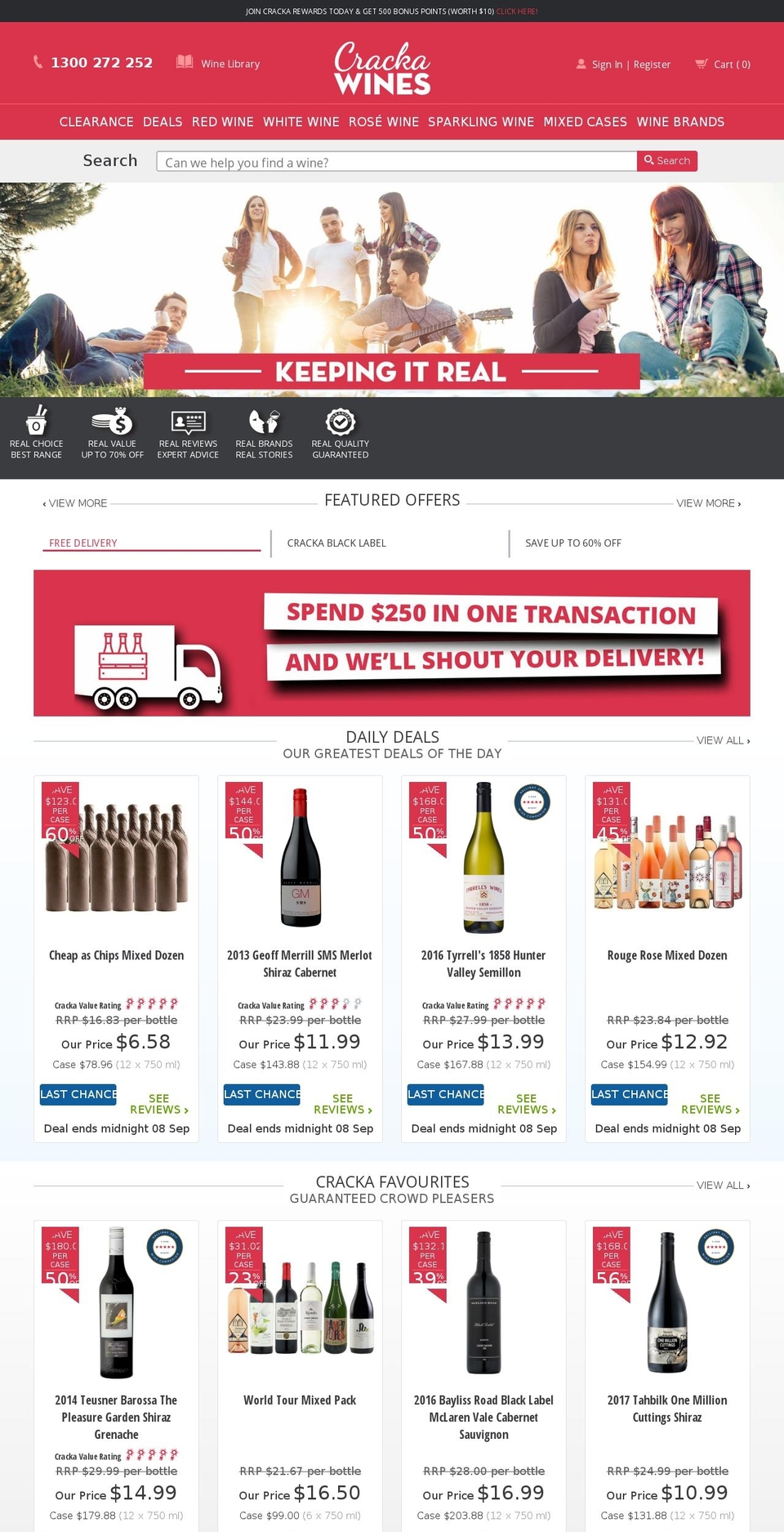 Createur Production Shopify theme site example crackawines.com