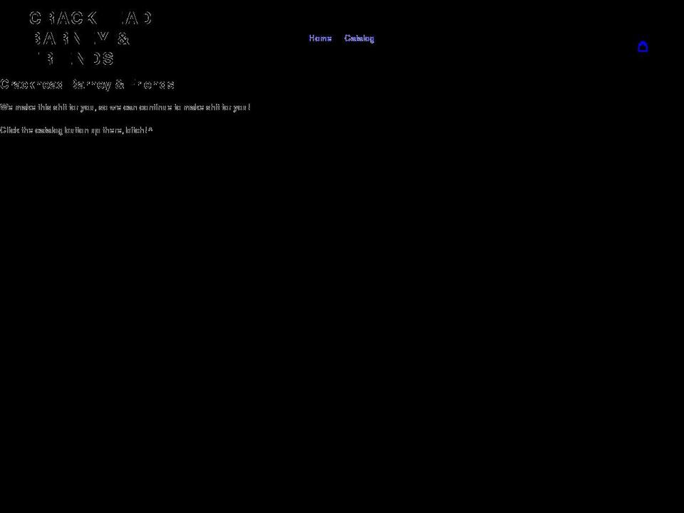 crackheadbarneyandfriends.com shopify website screenshot