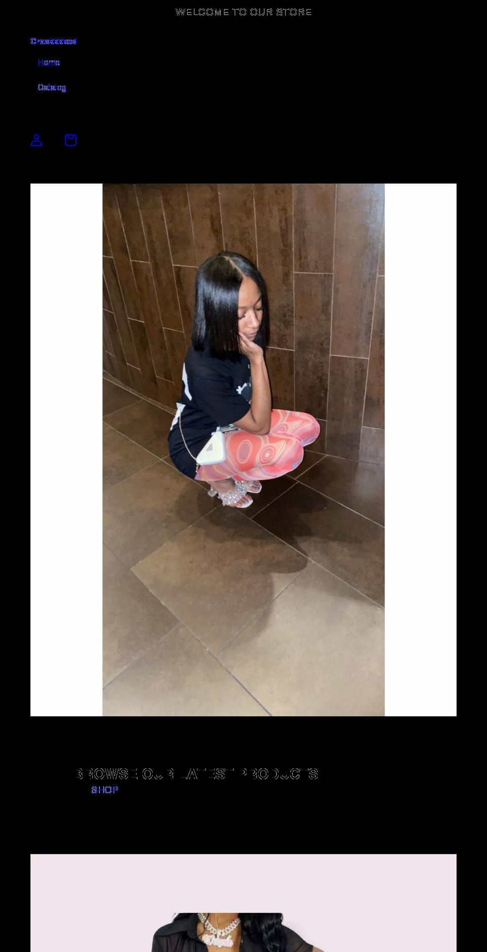 crackkkked.com shopify website screenshot