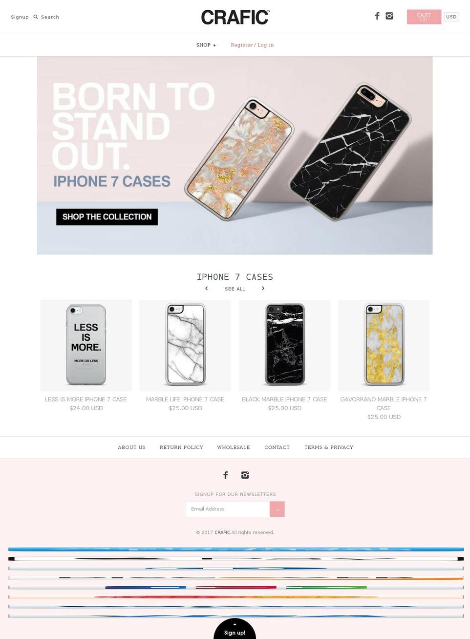 crafic.com shopify website screenshot