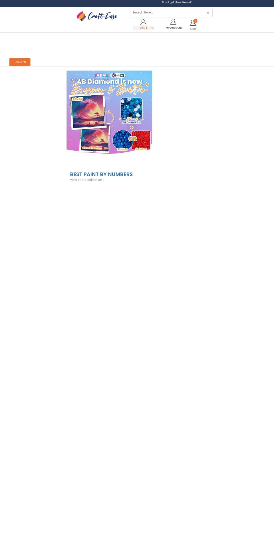 craft-ease.com shopify website screenshot