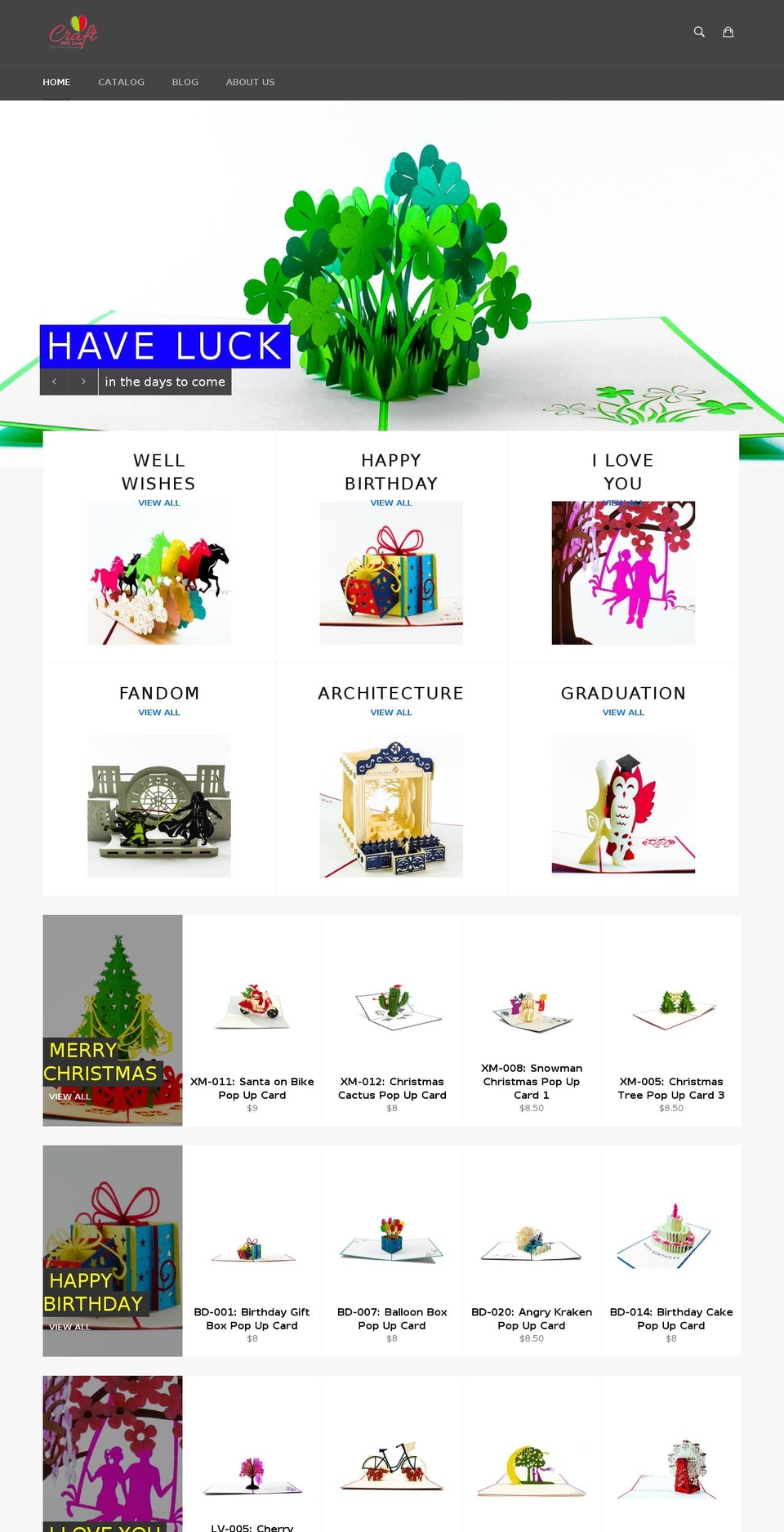 craft-with-love.com shopify website screenshot