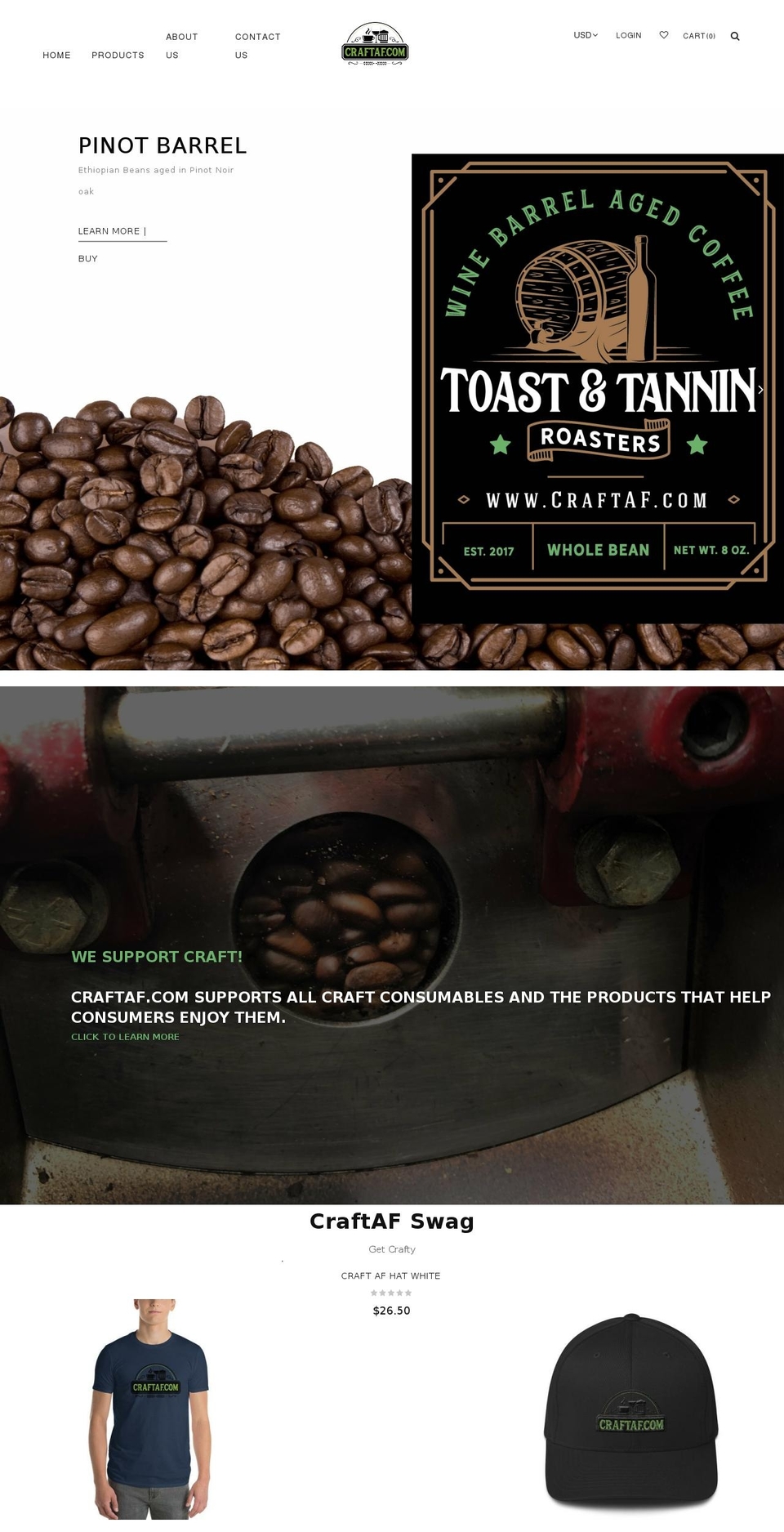 craftaf.com — Shopify storefront screenshot