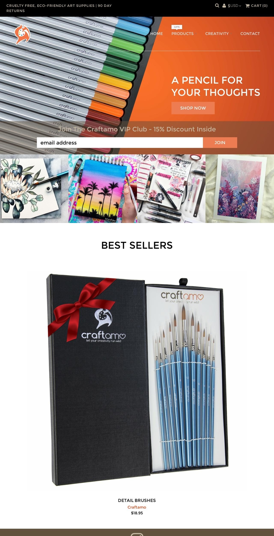 craftamo.com shopify website screenshot