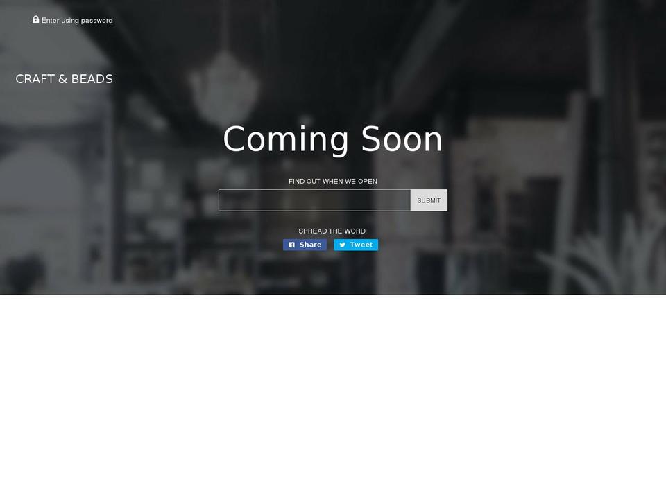 craftandbeads.com — Shopify storefront screenshot