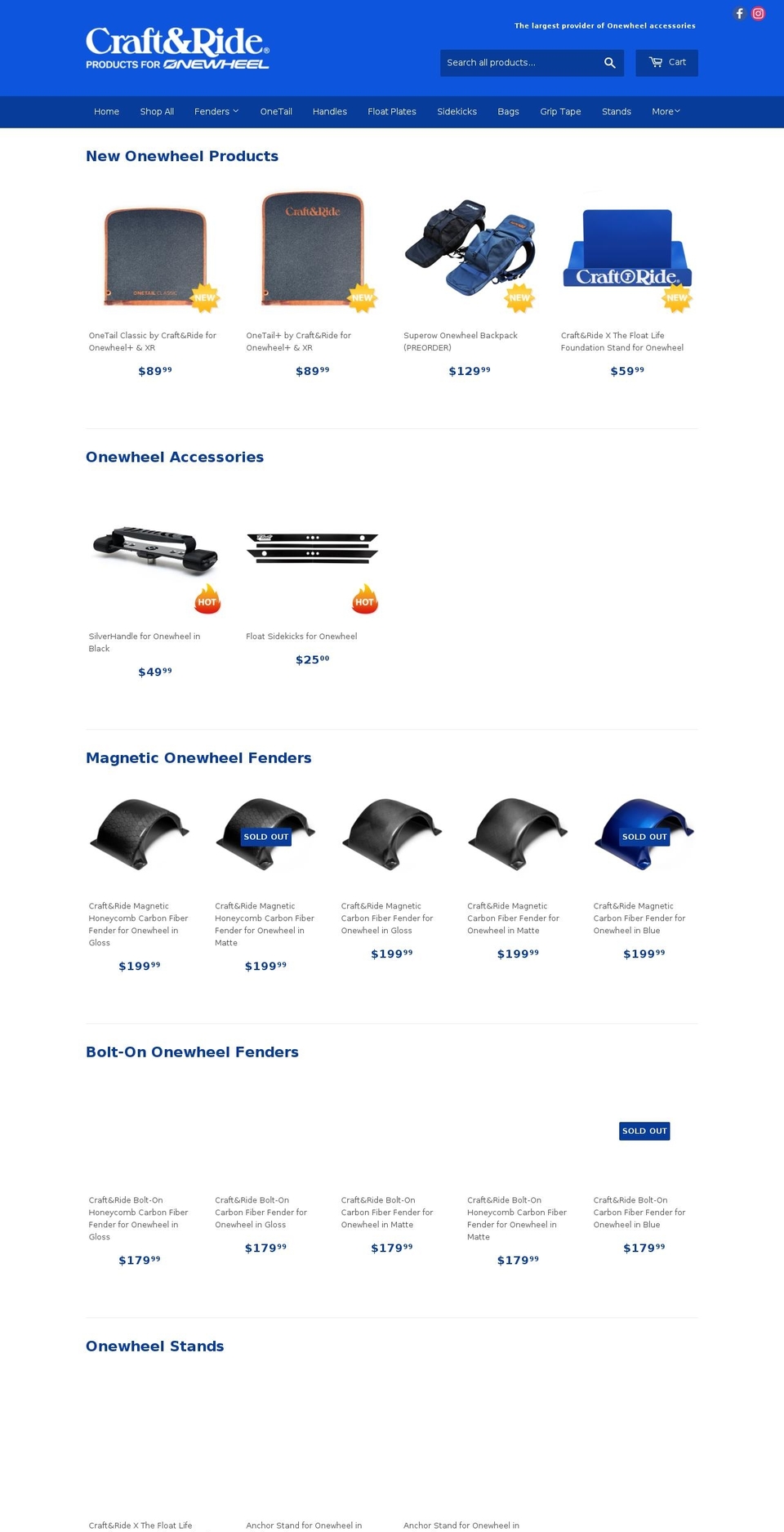 craftandride.com shopify website screenshot