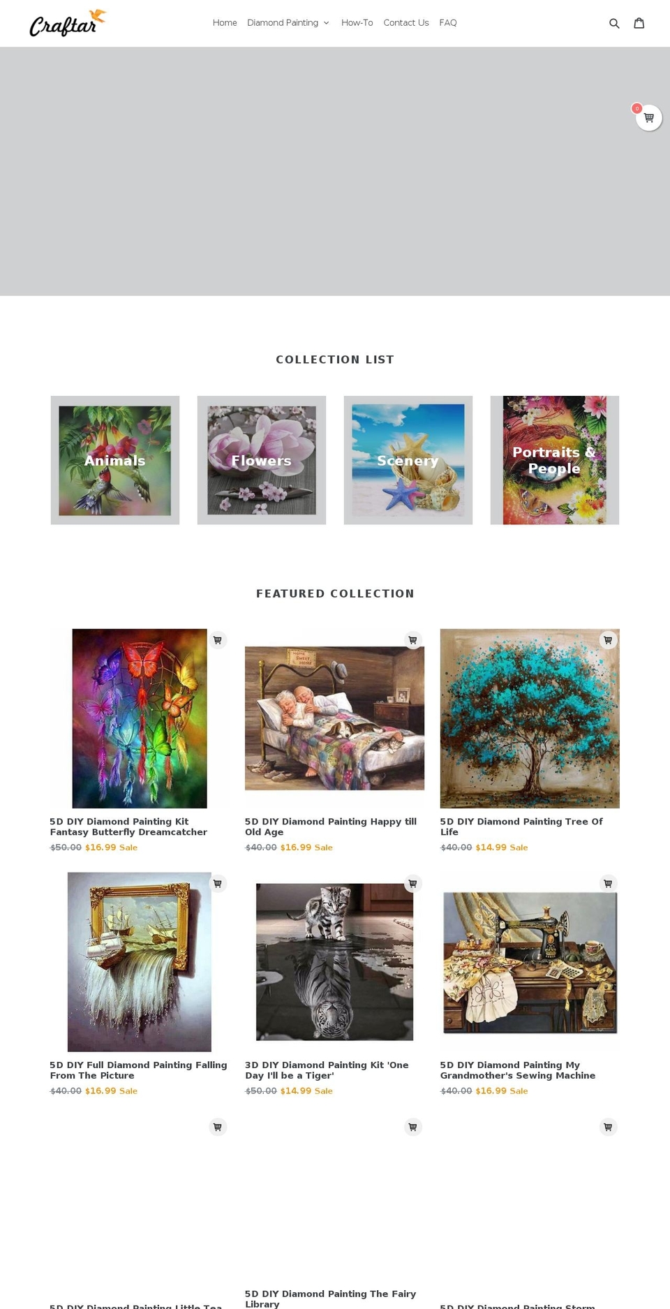 craftar-artncraft.com — Shopify storefront screenshot