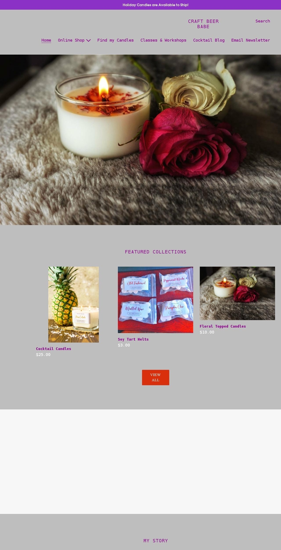 craftbeer-babe.com shopify website screenshot