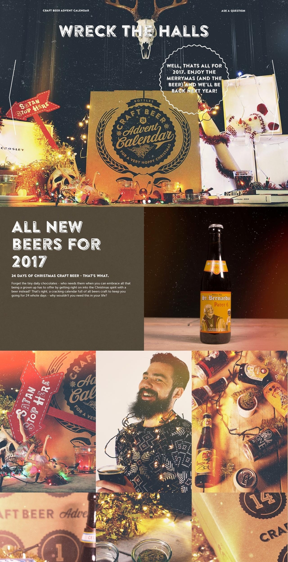 craftbeeradventcalendar.co.uk shopify website screenshot