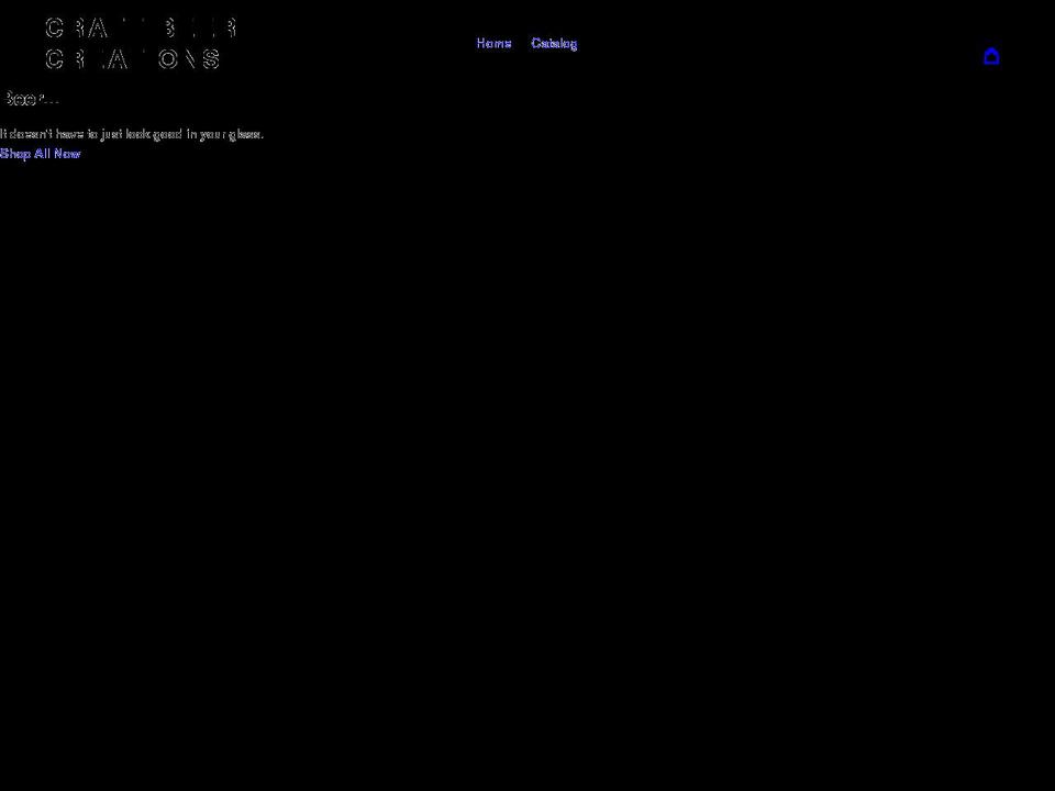 craftbeercreations.net shopify website screenshot