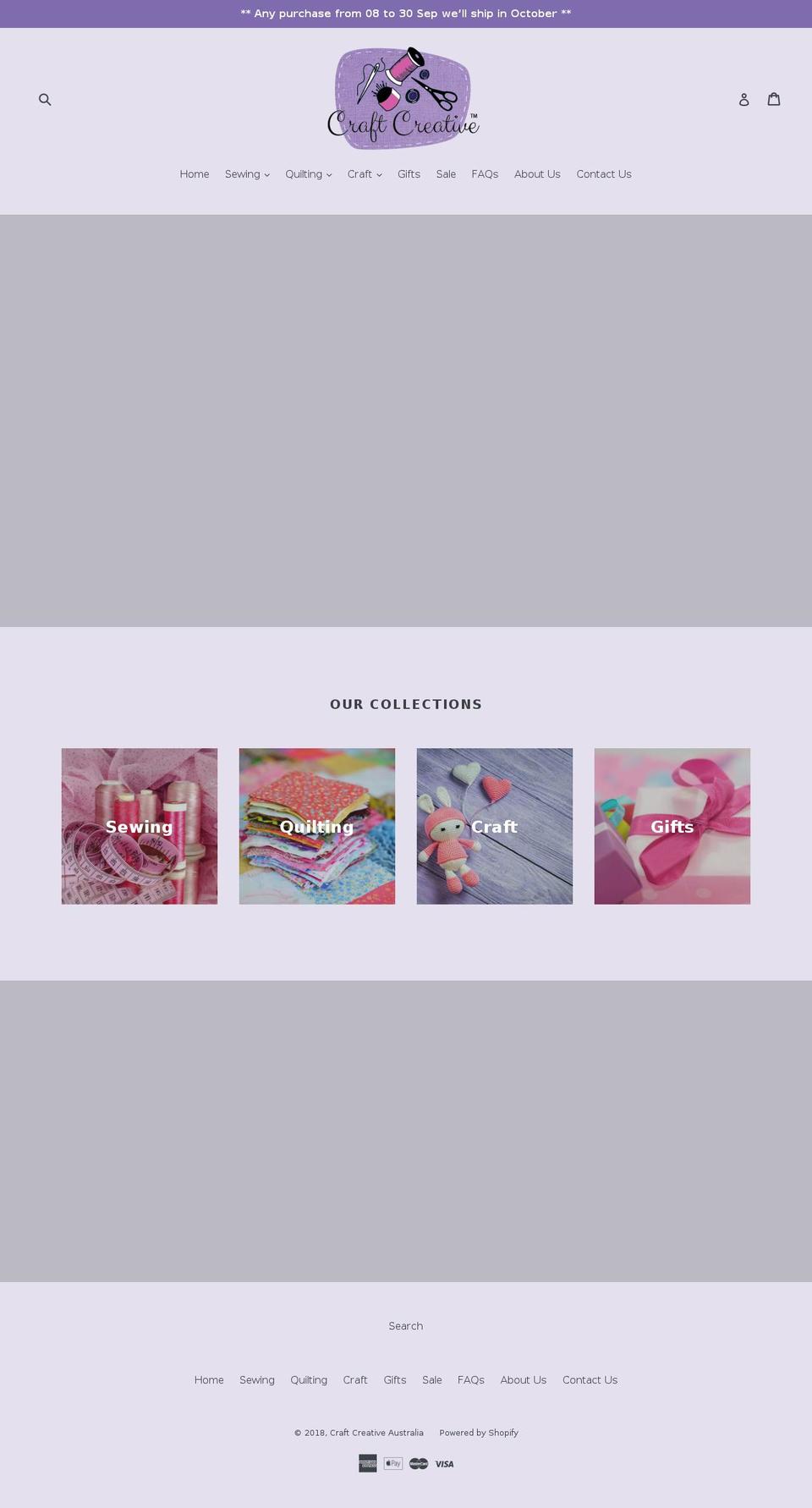 craftcreative.com.au shopify website screenshot