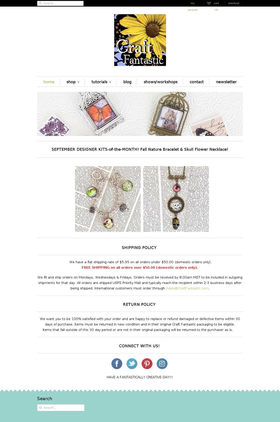 craftfantastic.info shopify website screenshot