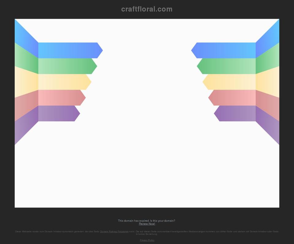craftfloral.com shopify website screenshot
