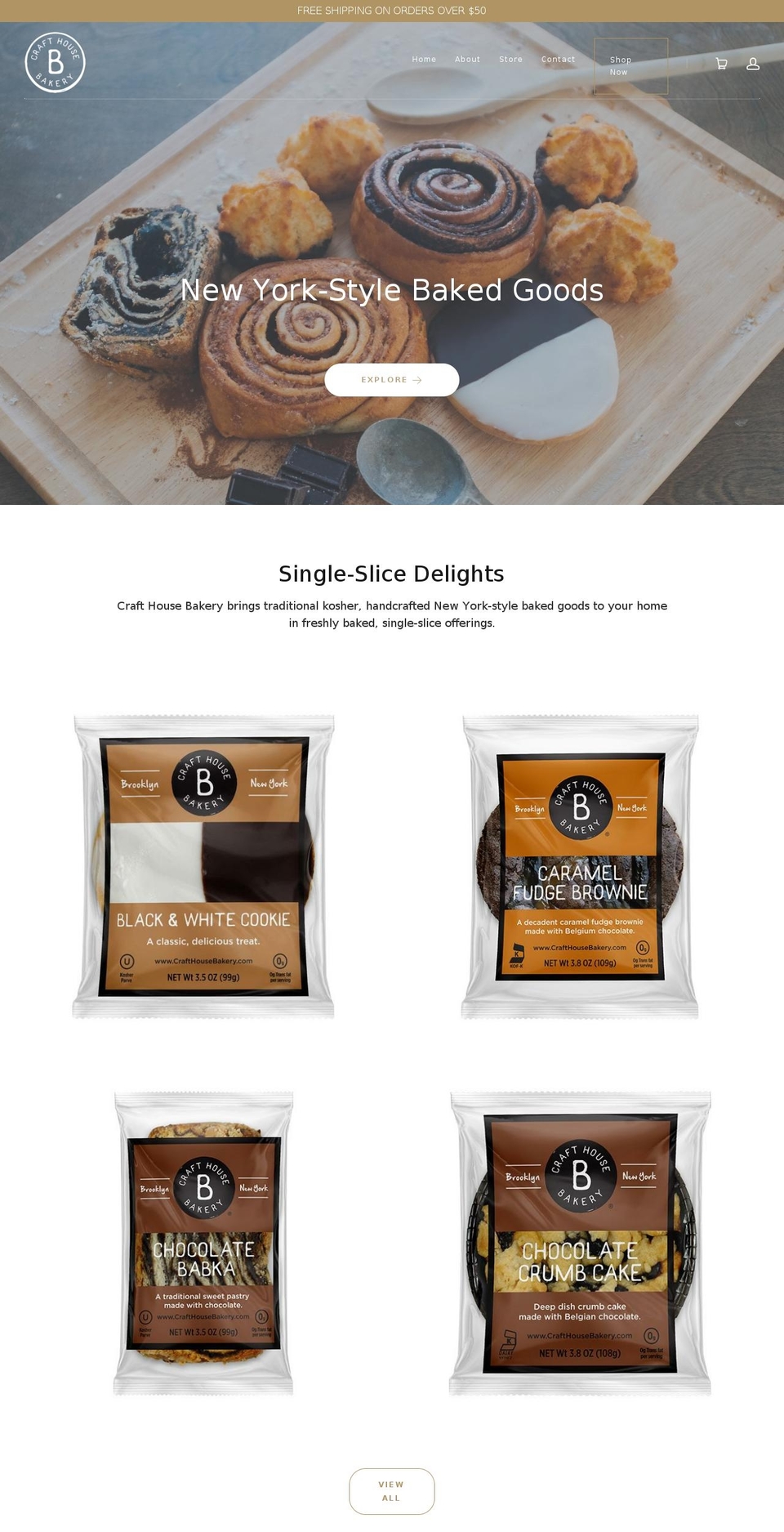 crafthousebakery.com — Shopify storefront screenshot