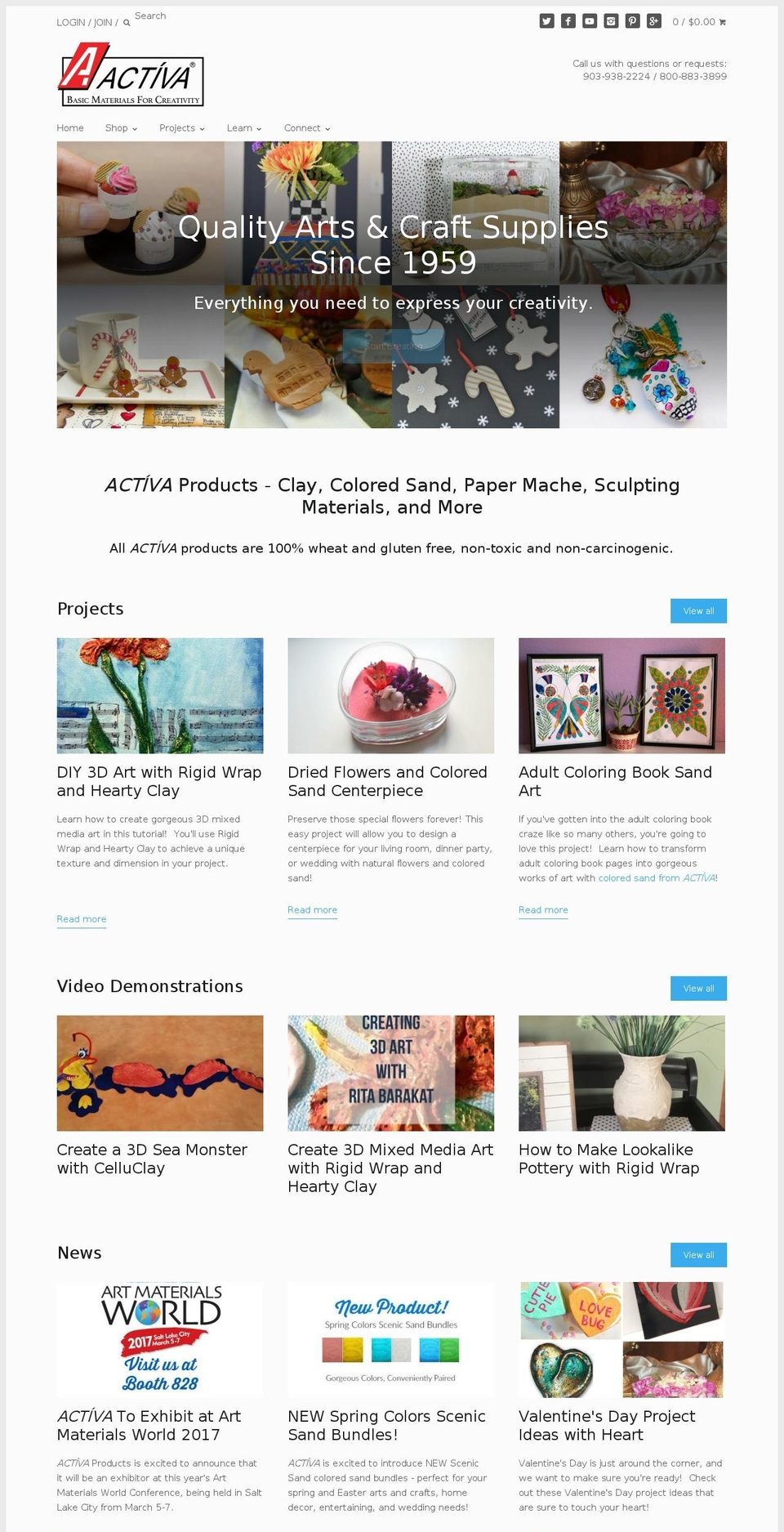 crafting4allages.com shopify website screenshot