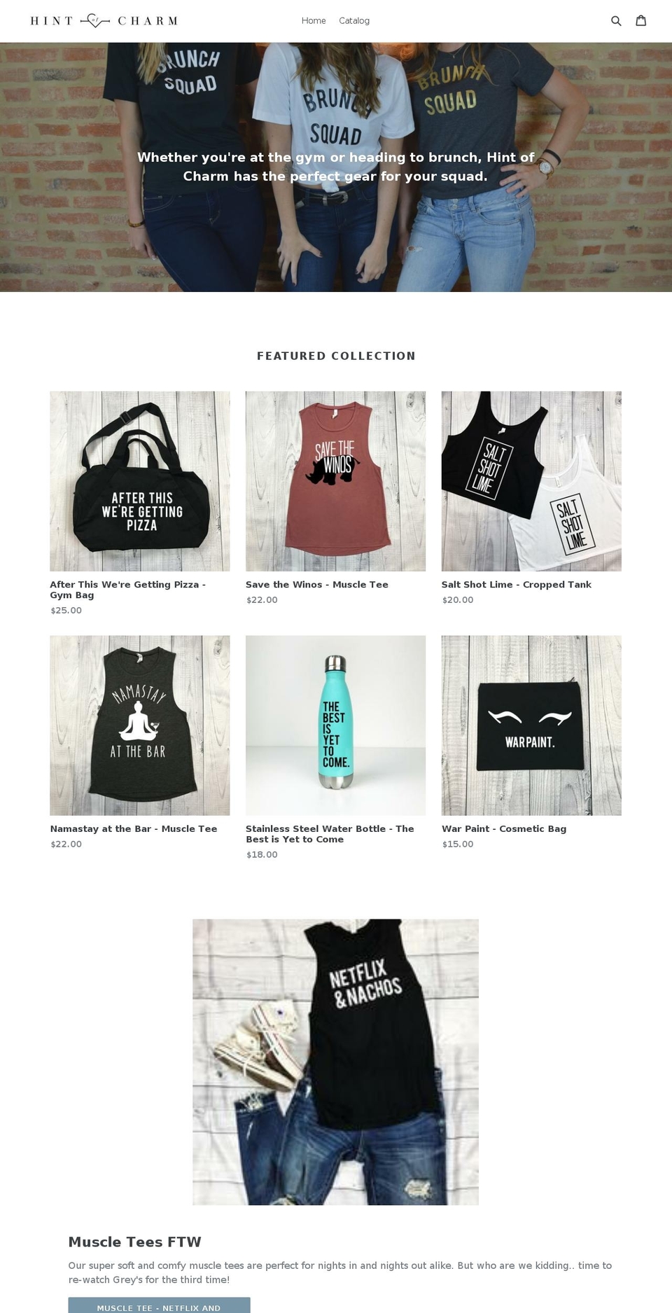 craftingcharm.com — Shopify storefront screenshot
