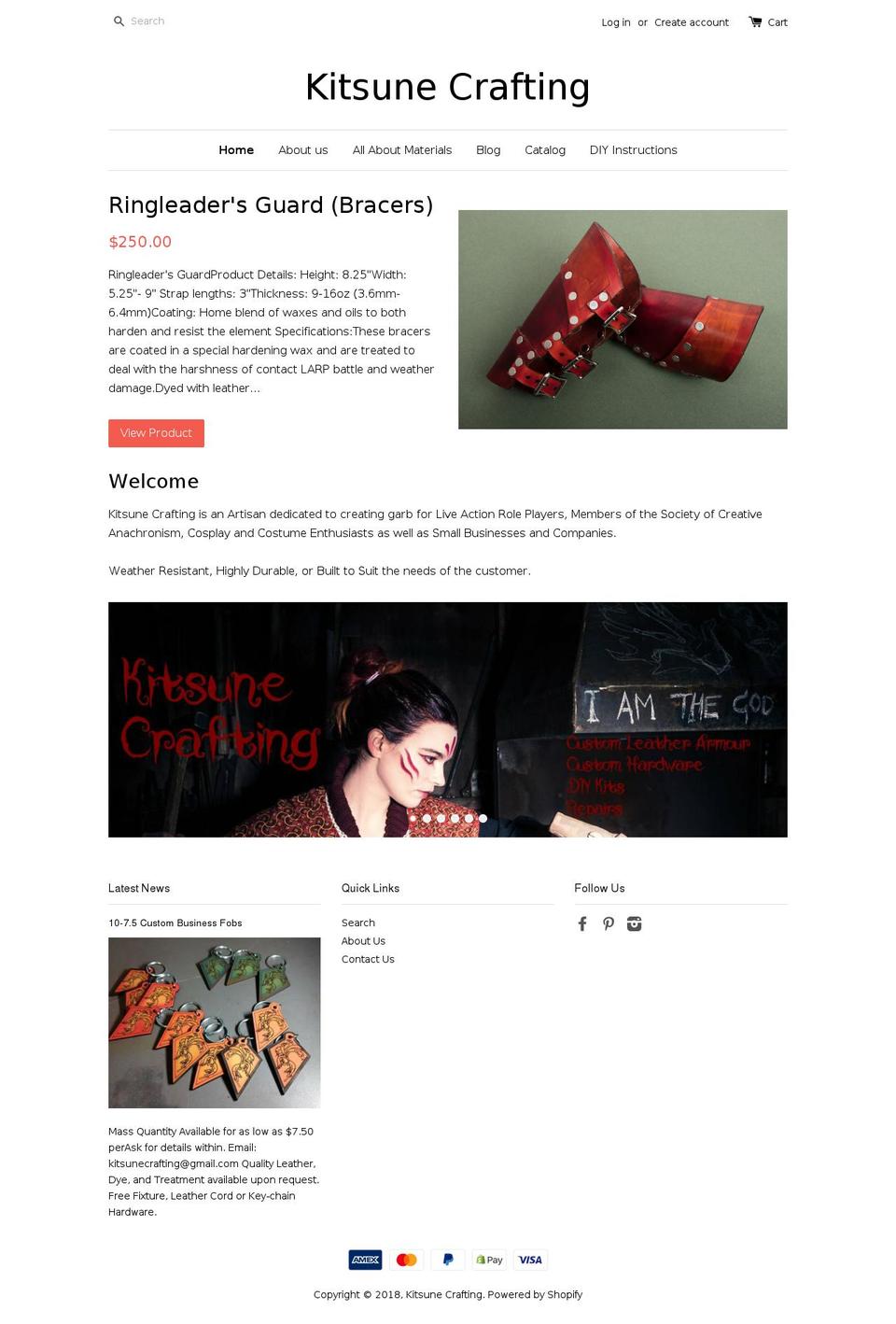 craftit.ca shopify website screenshot