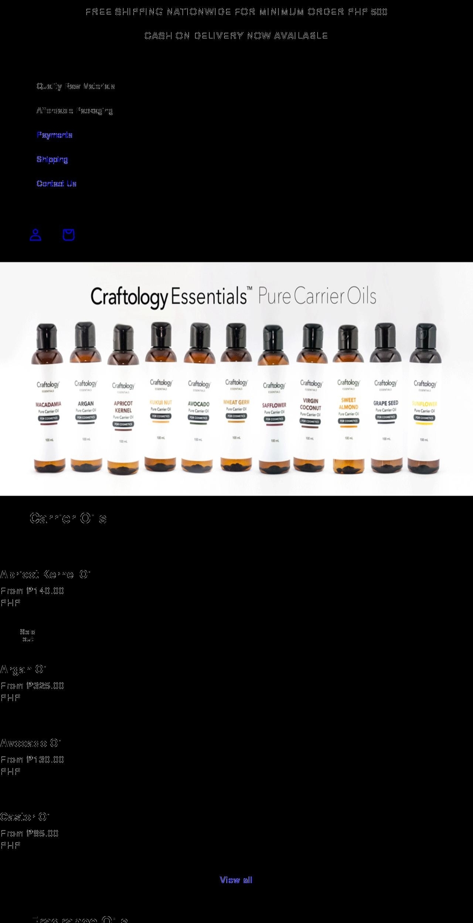 craftology.ph shopify website screenshot