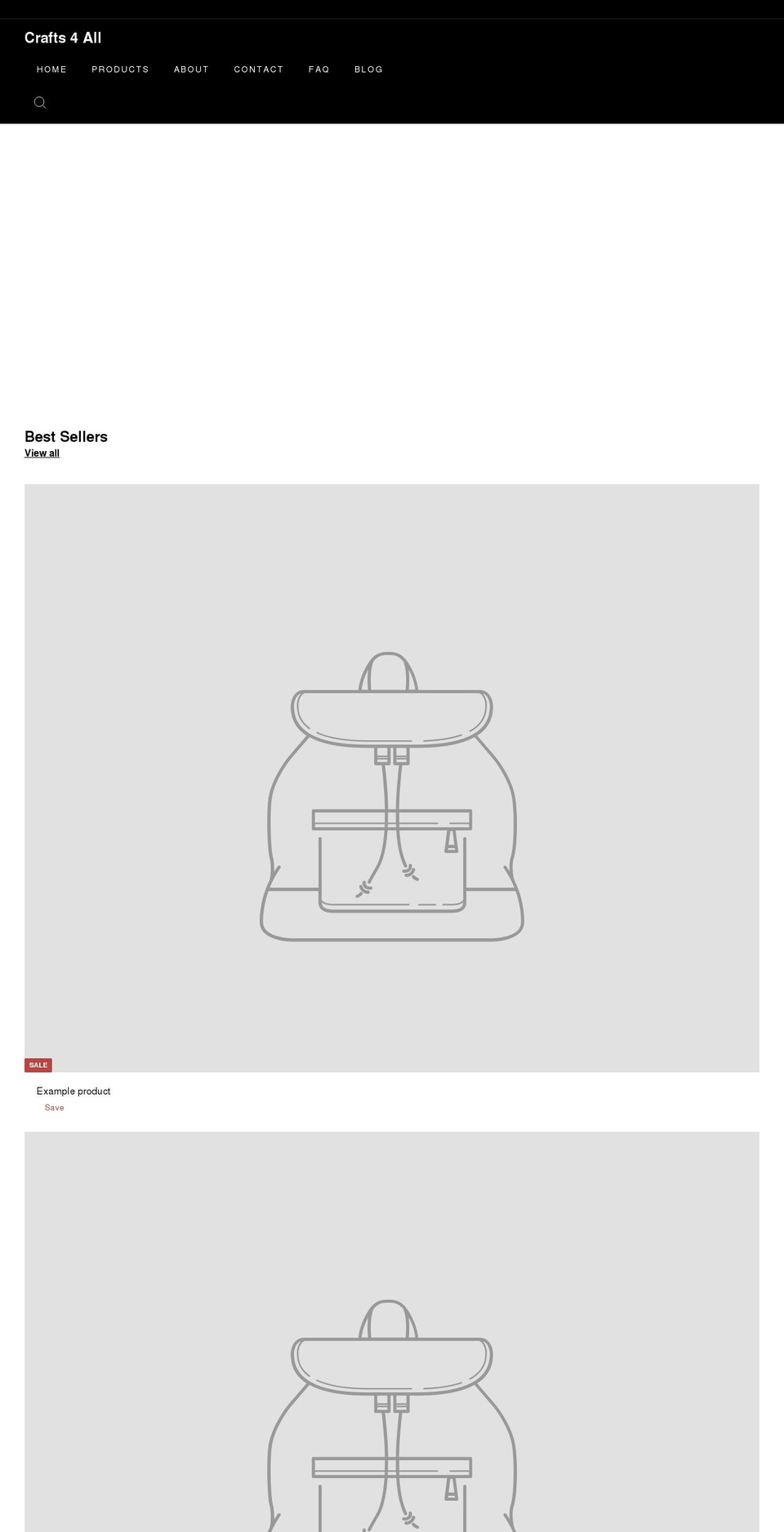 crafts4all.com shopify website screenshot