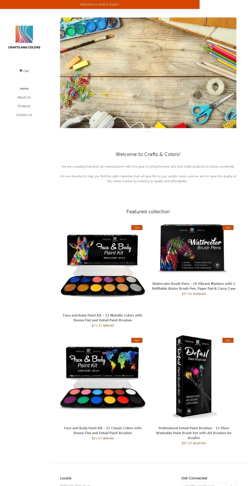 craftsandcolors.com — Shopify storefront screenshot