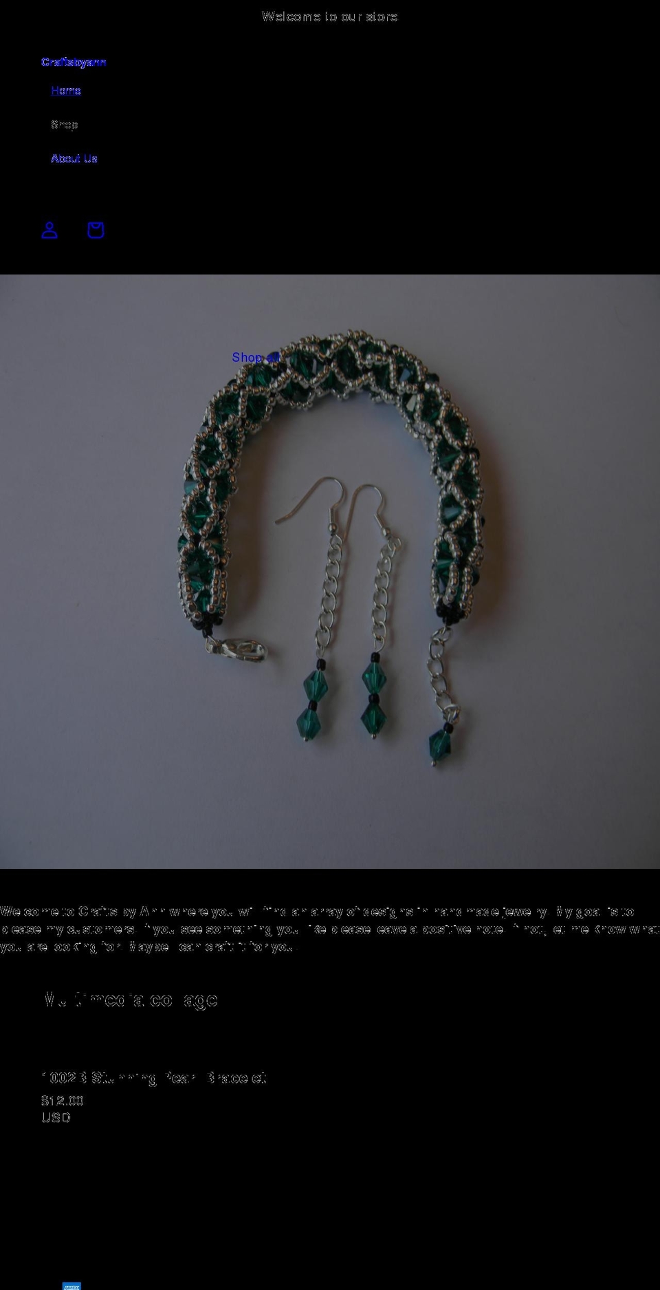 craftsbyann.com shopify website screenshot