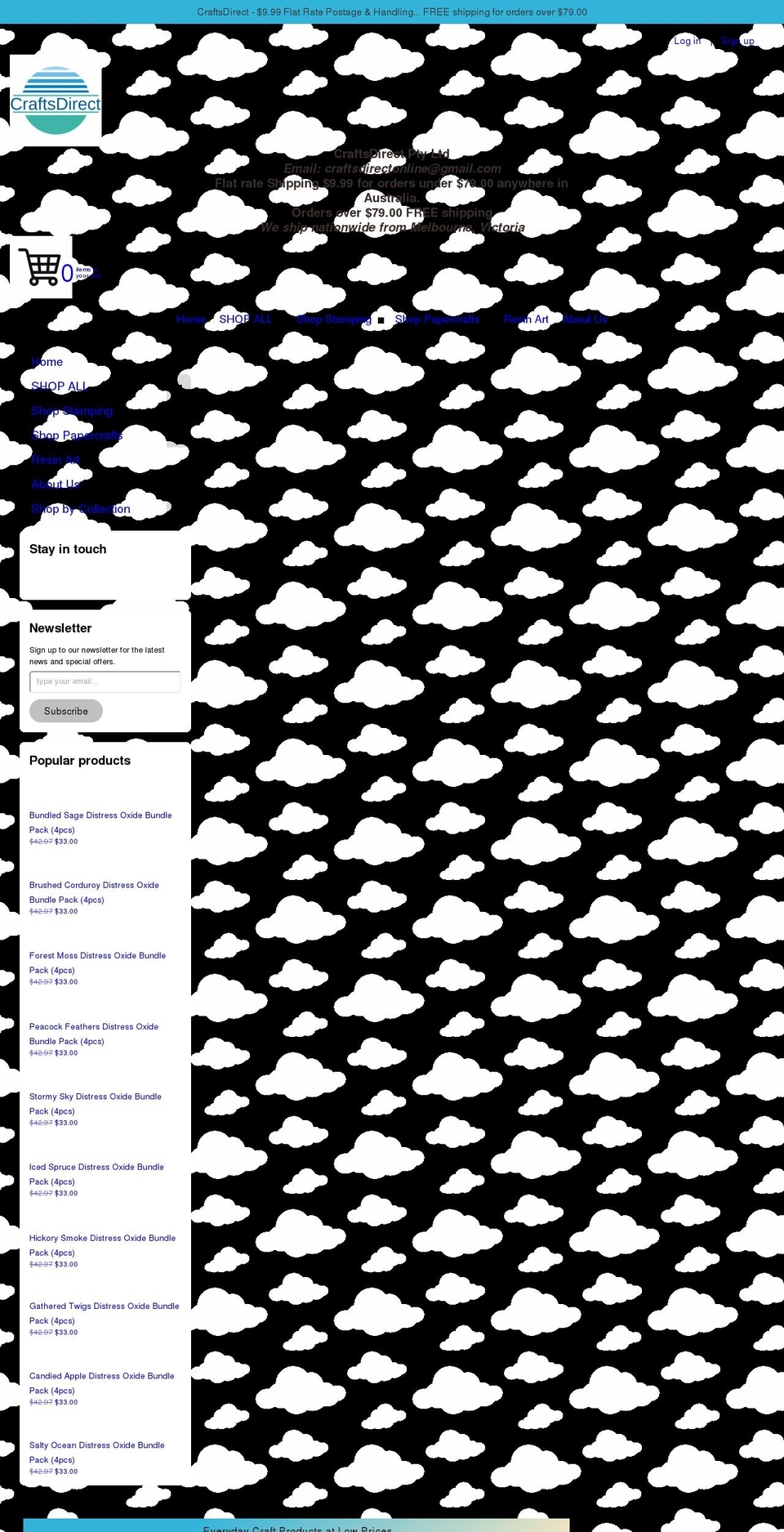 craftsdirect.com.au shopify website screenshot
