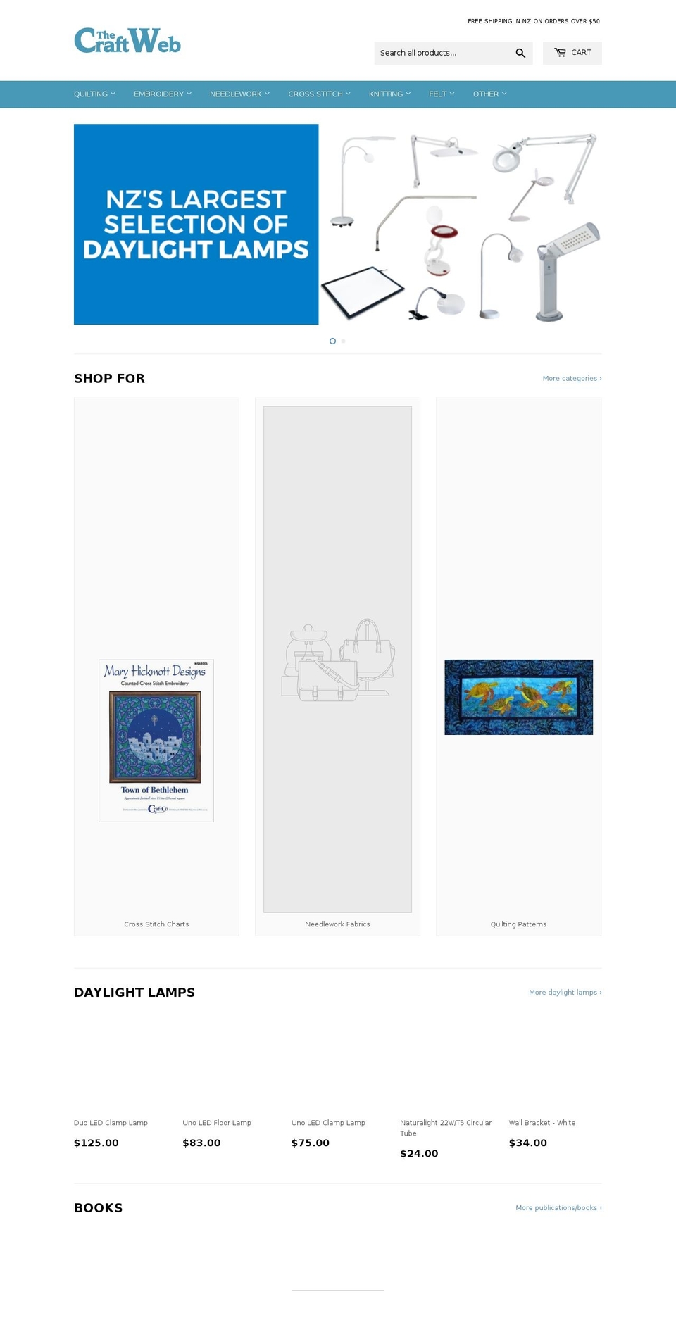 craftweb.co.nz shopify website screenshot