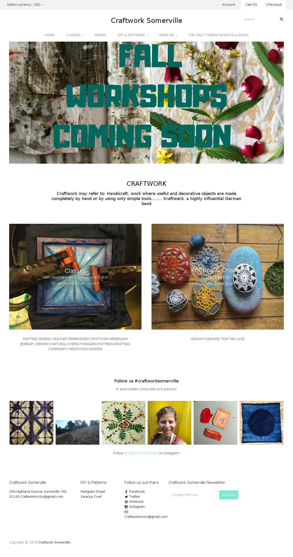 craftworks.rocks shopify website screenshot