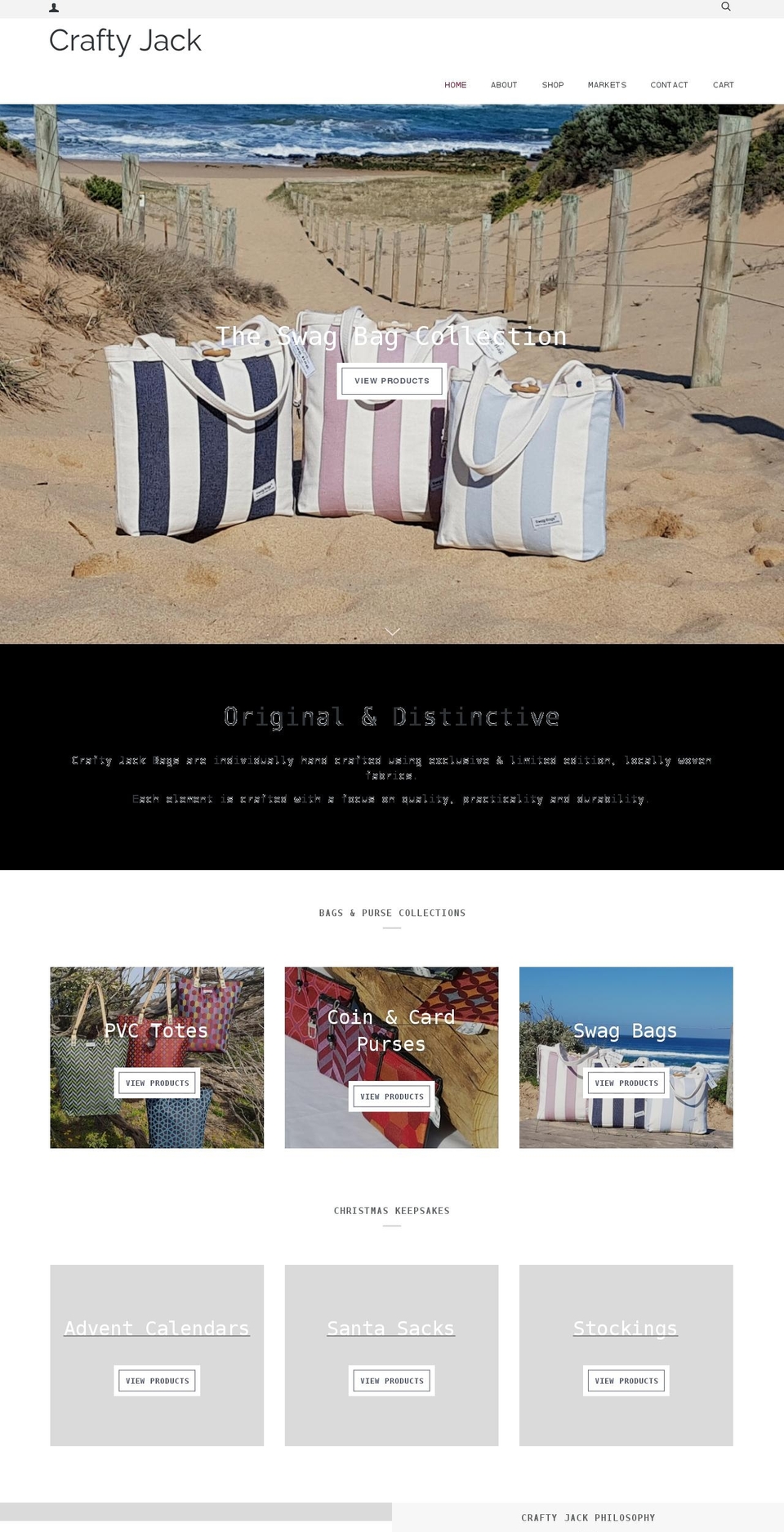 craftyjack.com.au shopify website screenshot