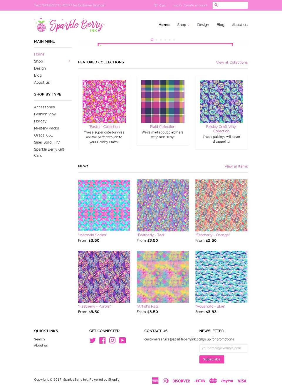 craftyprints.com shopify website screenshot