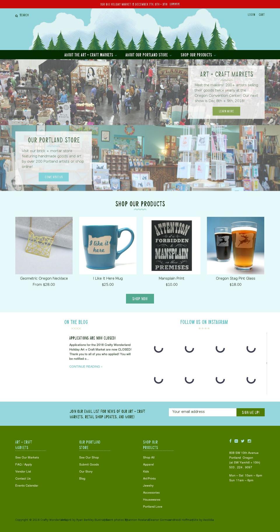 craftywonderland.com — Shopify storefront screenshot