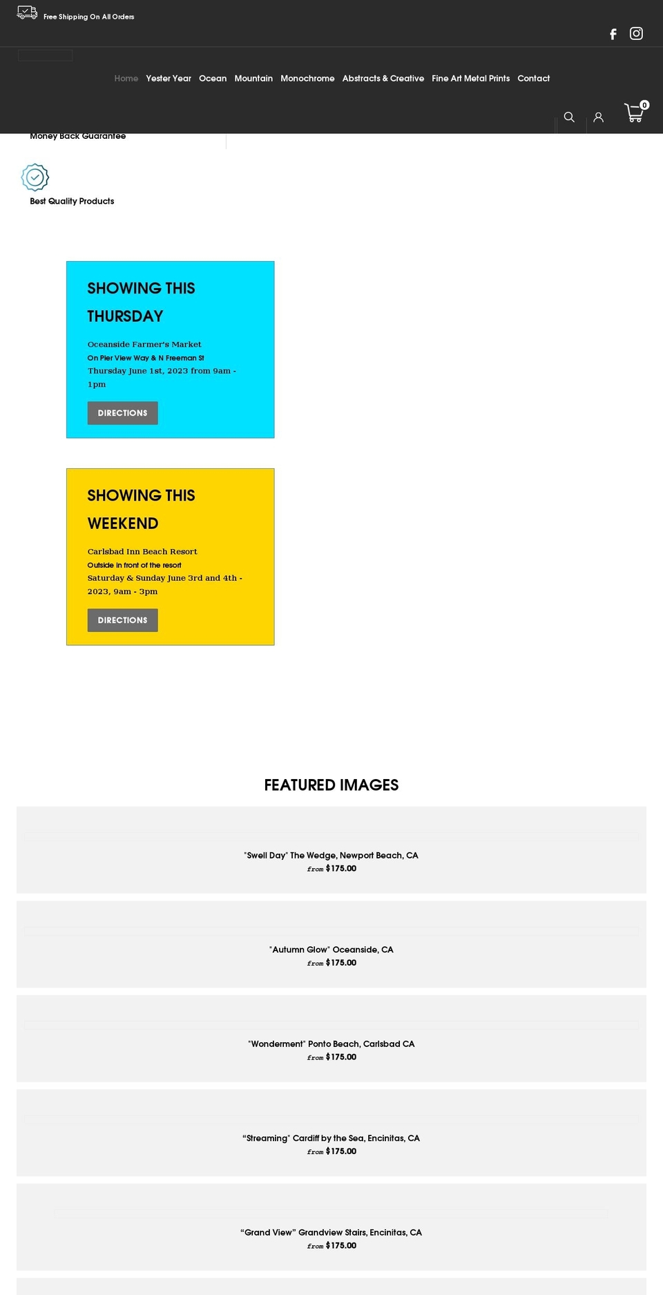 craigameyerphotography.com — Shopify storefront screenshot
