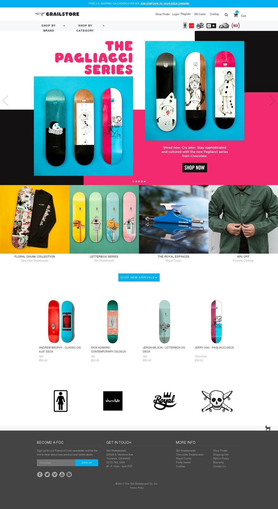 crailstore.com shopify website screenshot