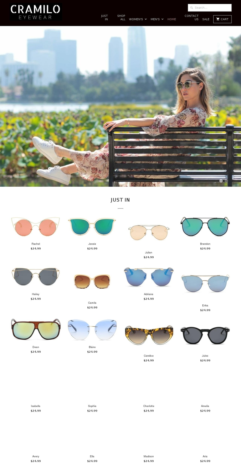 Copy of Mobilia Shopify theme site example cramilosunglasses.com