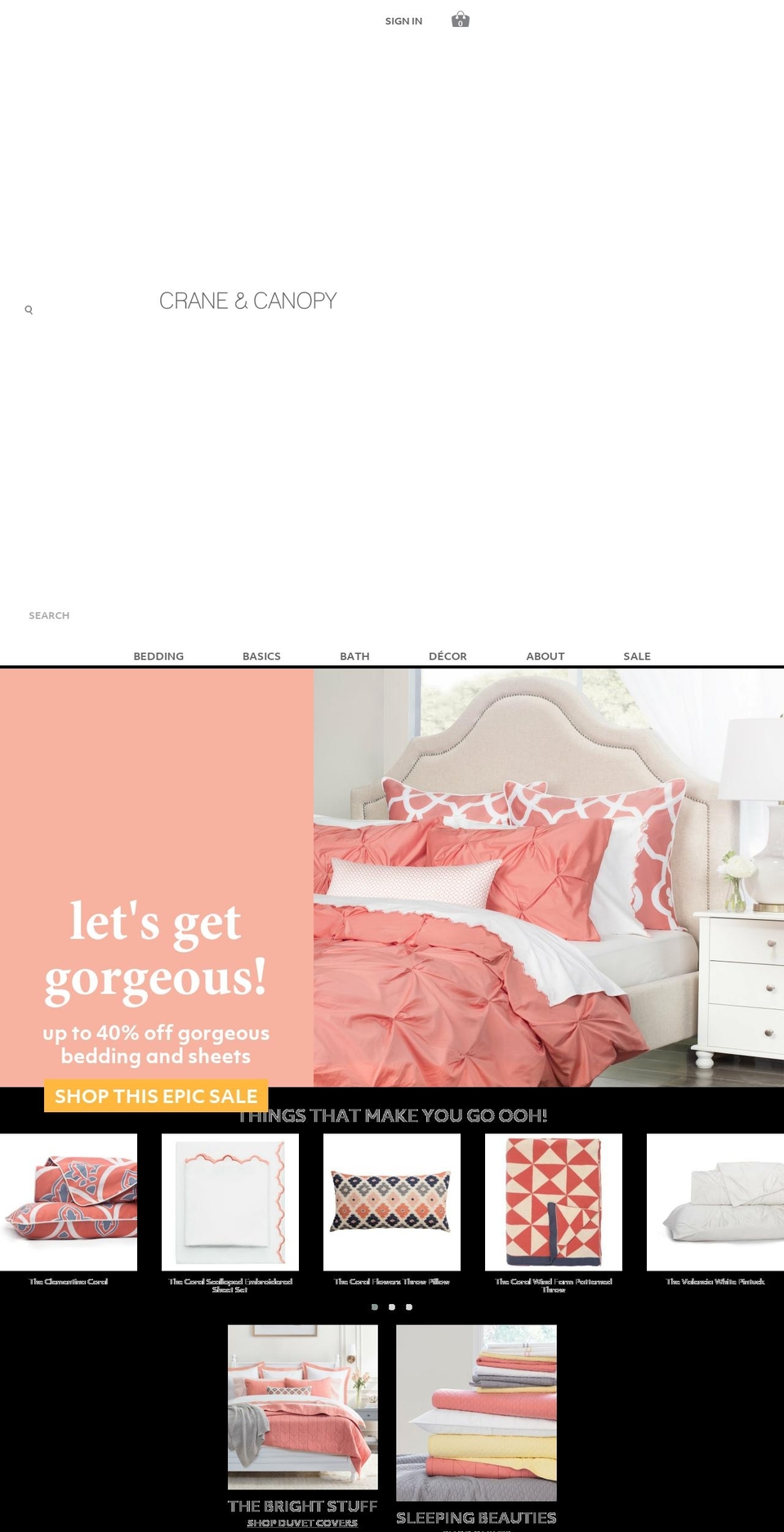 craneandcanopykids.com — Shopify storefront screenshot