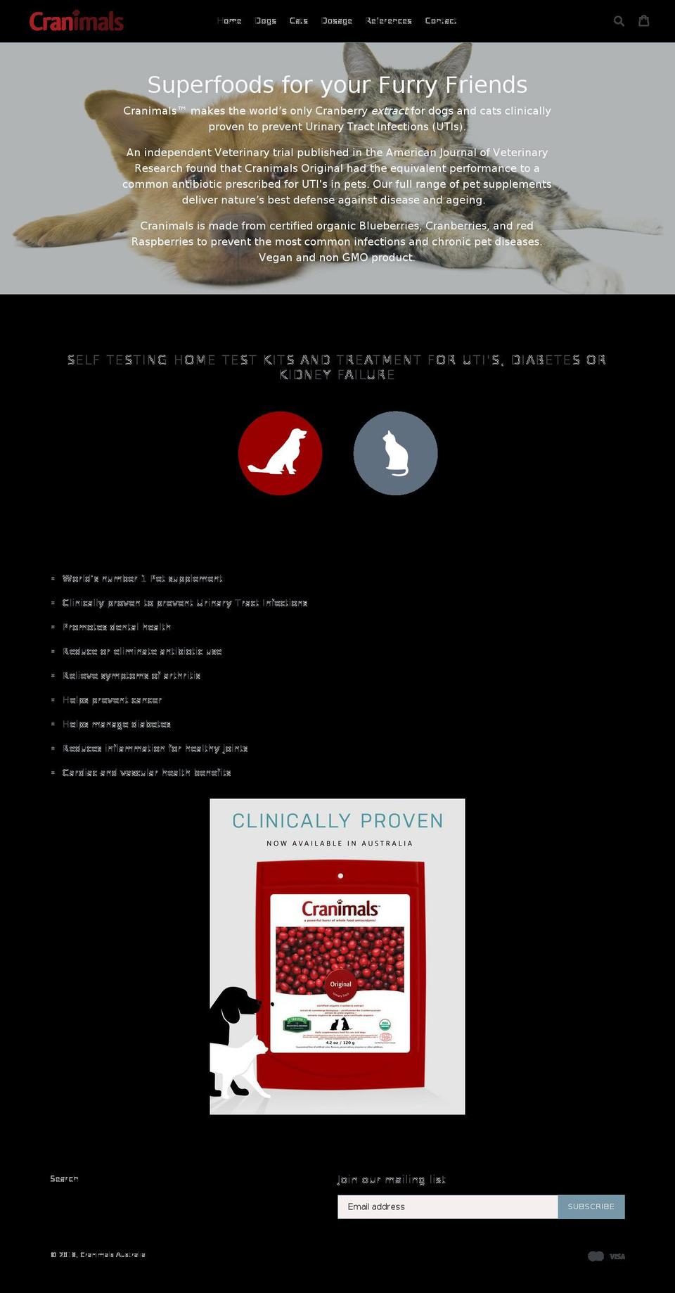 cranimals.com.au shopify website screenshot