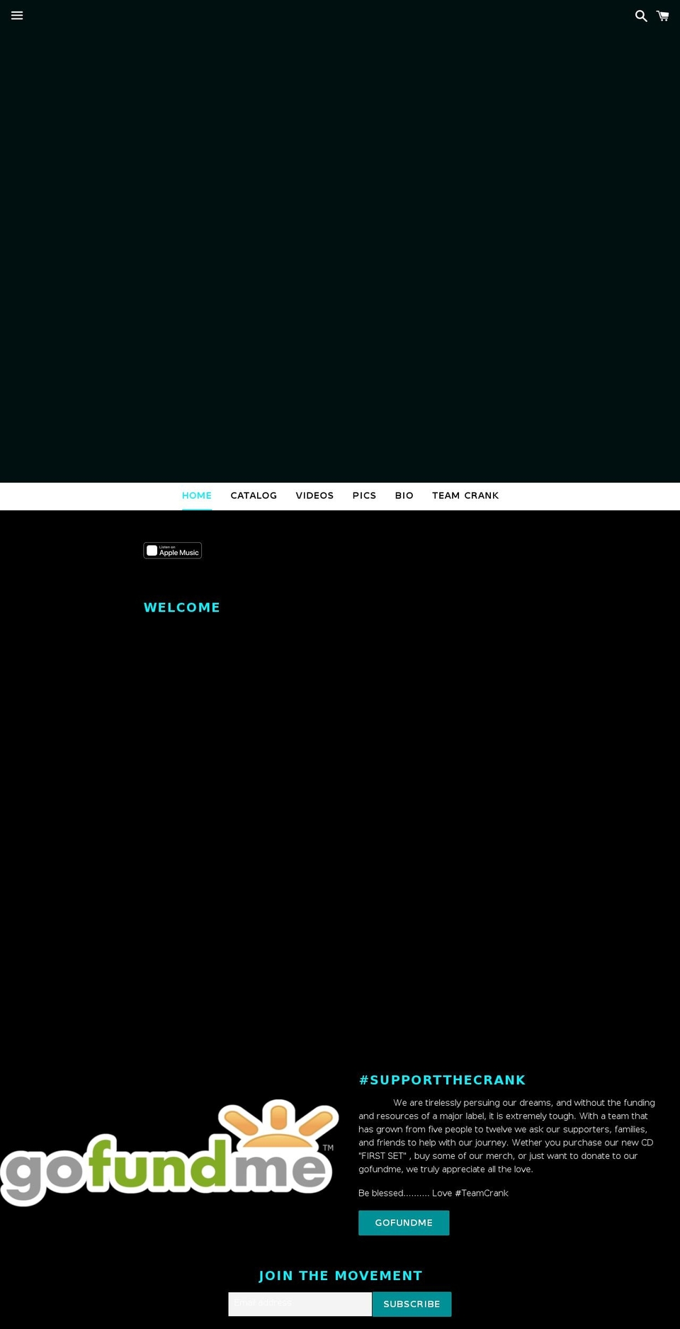 crankgawds.com — Shopify storefront screenshot