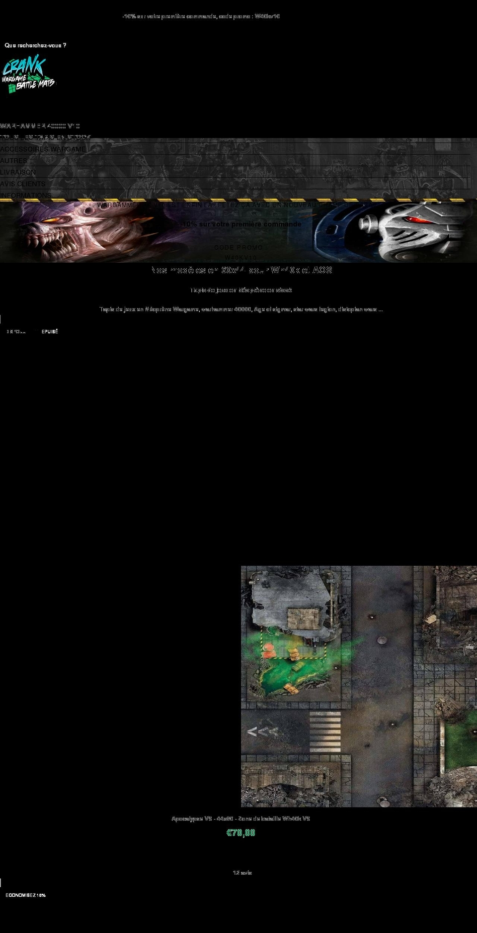 crankwargame.com shopify website screenshot