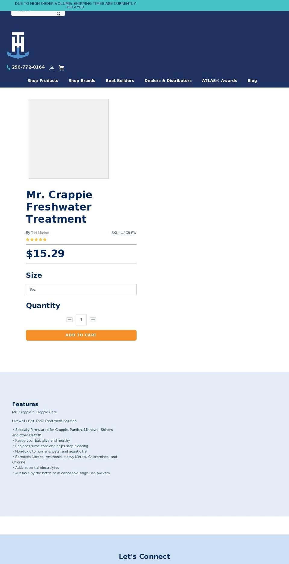 crappiecare.com — Shopify storefront screenshot