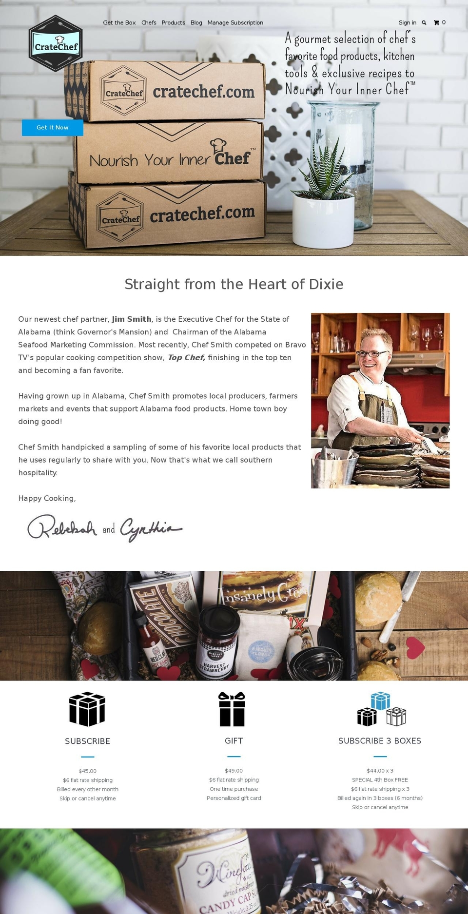 cratechef.com shopify website screenshot