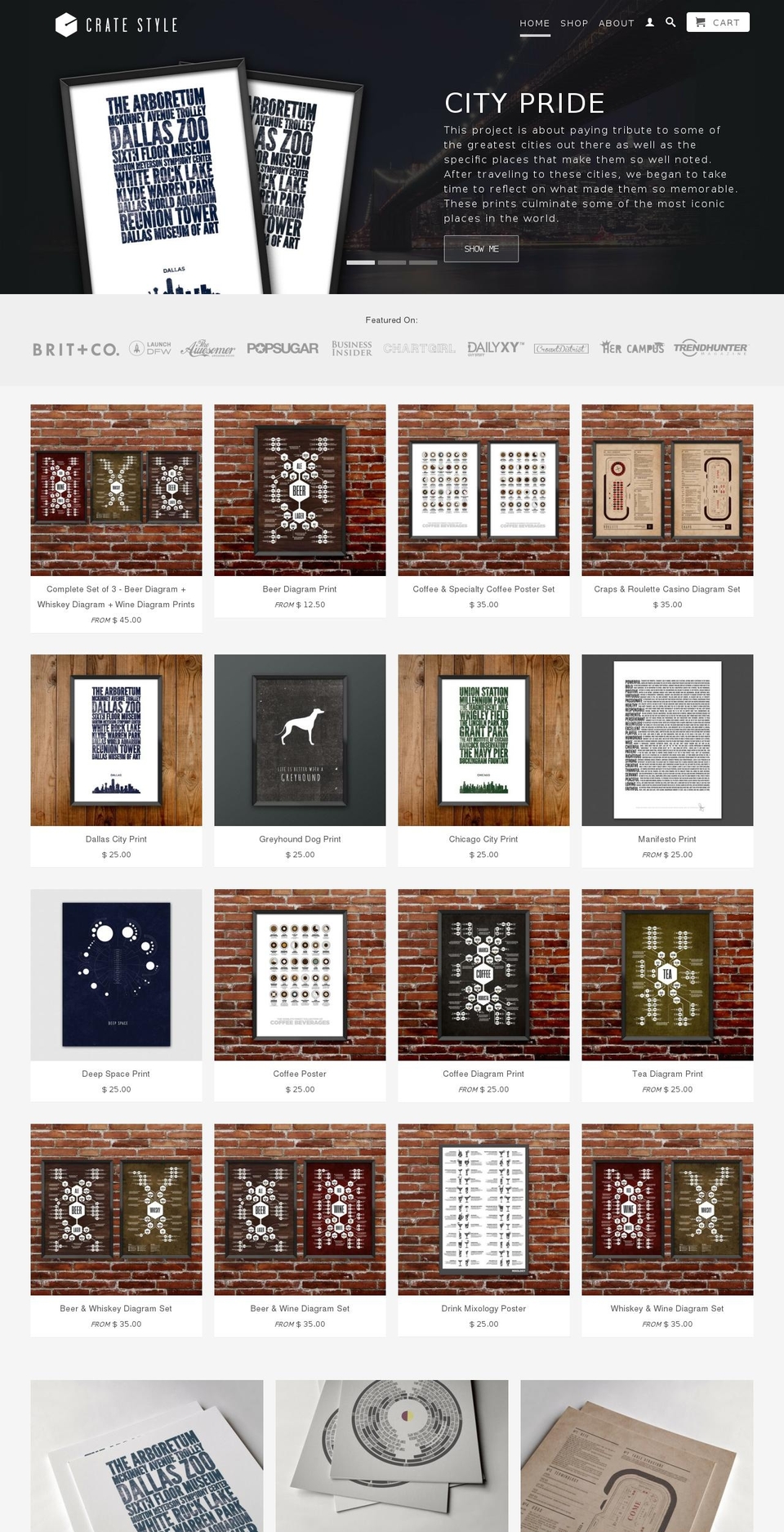 cratestyle.com shopify website screenshot