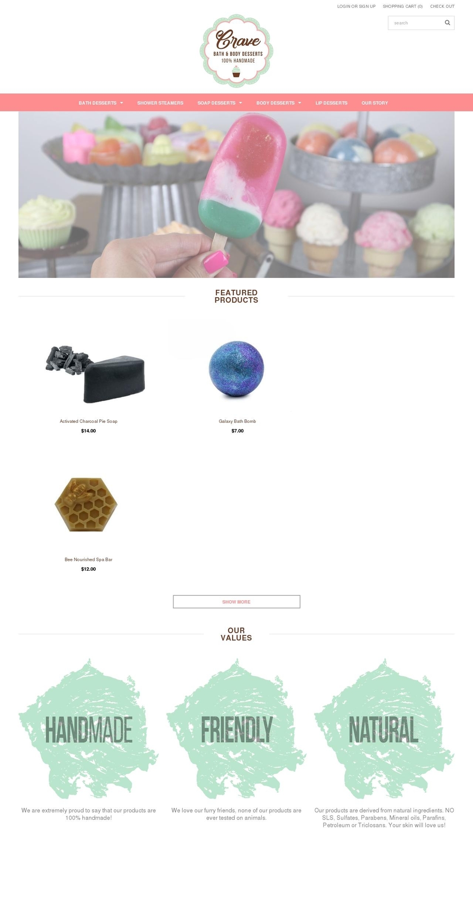 cravebnb.com — Shopify storefront screenshot