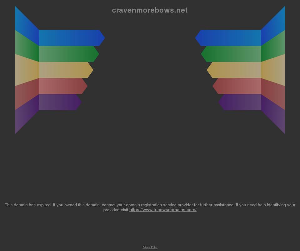 cravenmorebows.net shopify website screenshot