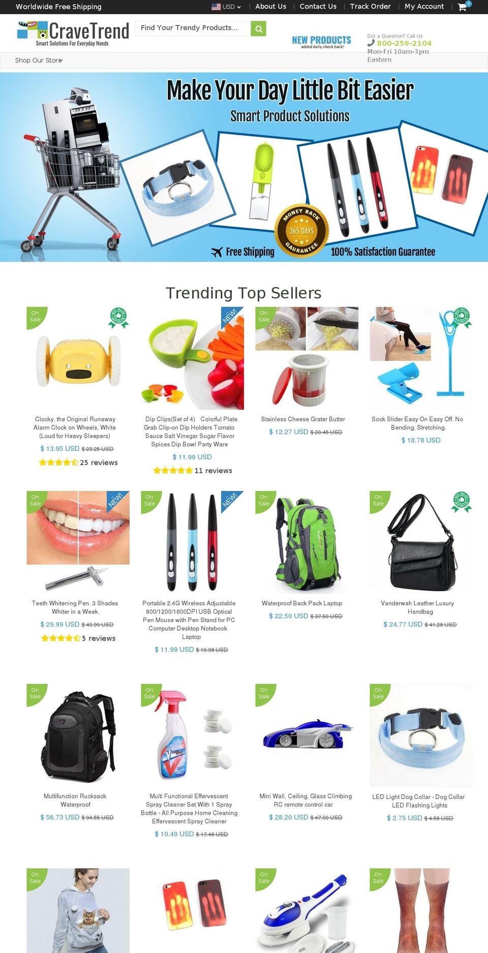 cravetrend.com — Shopify storefront screenshot