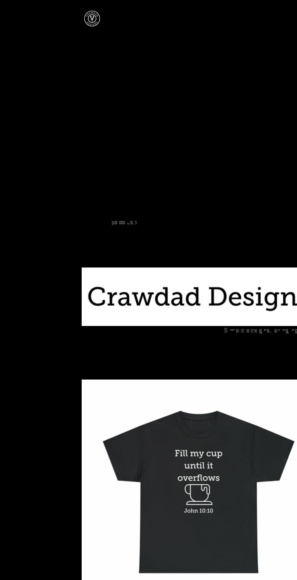 crawdad.us shopify website screenshot