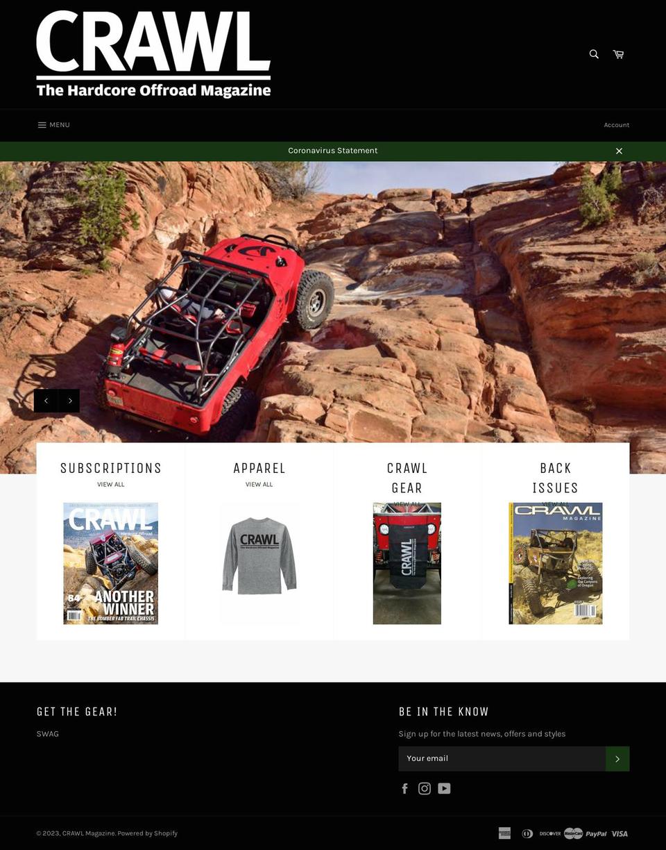 crawl2media.com shopify website screenshot