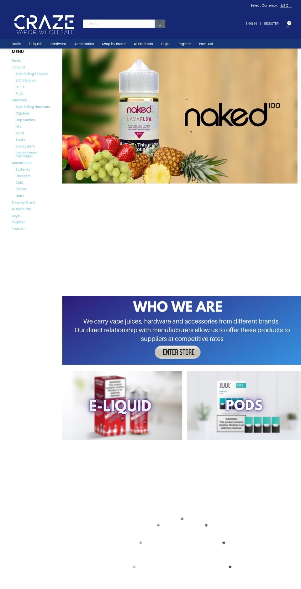 6-30-18 | Supple Uninstall Shopify theme site example crazedistro.com