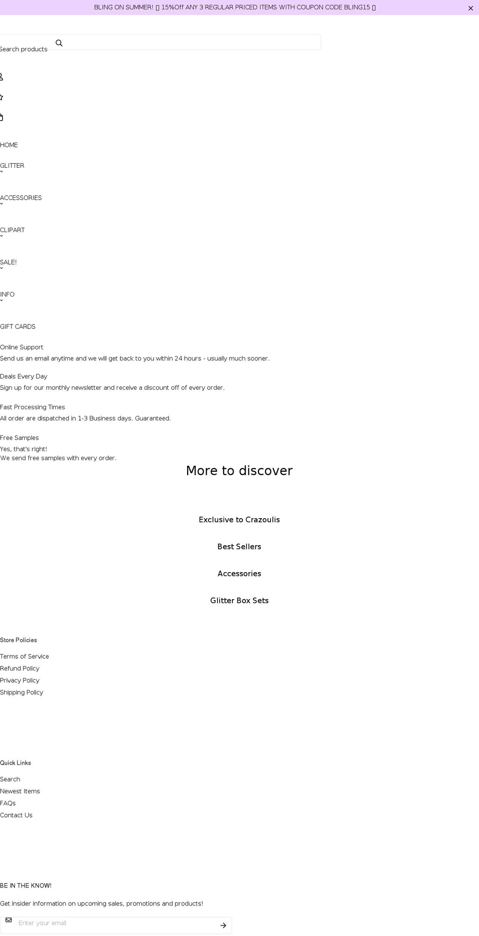 crazoulis.com shopify website screenshot
